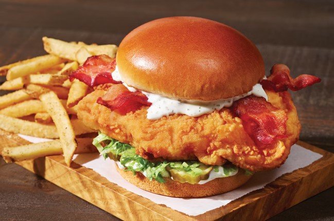 Applebee's Bacon Ranch Crispy Chicken Sandwich