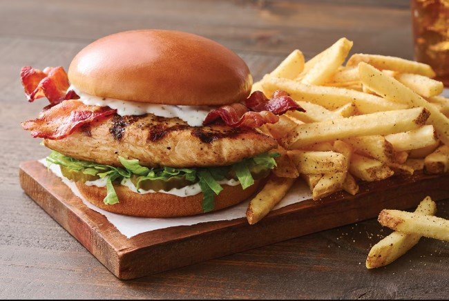 Applebee's Bacon Ranch Grilled Chicken Sandwich