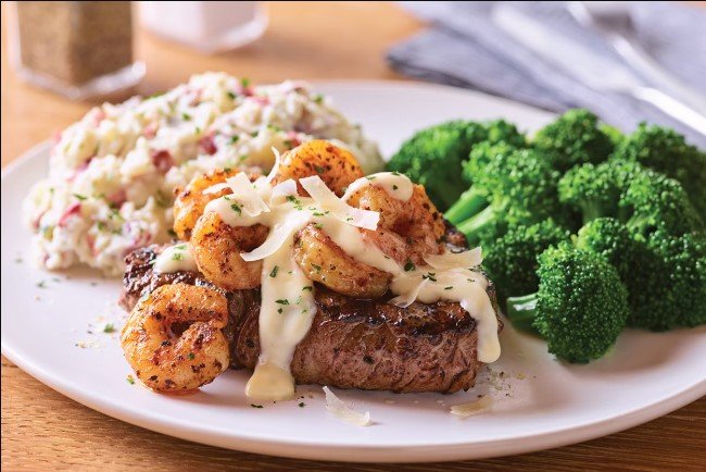 Applebee's Shrimp 'N Parmesan Sirloin*