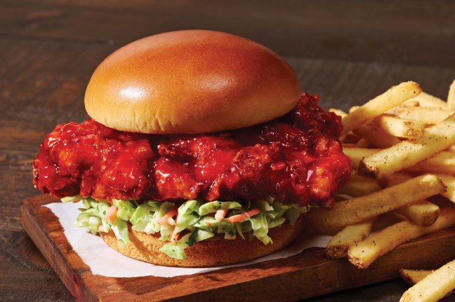 Applebee's Sweet & Spicy Crispy Chicken Sandwich