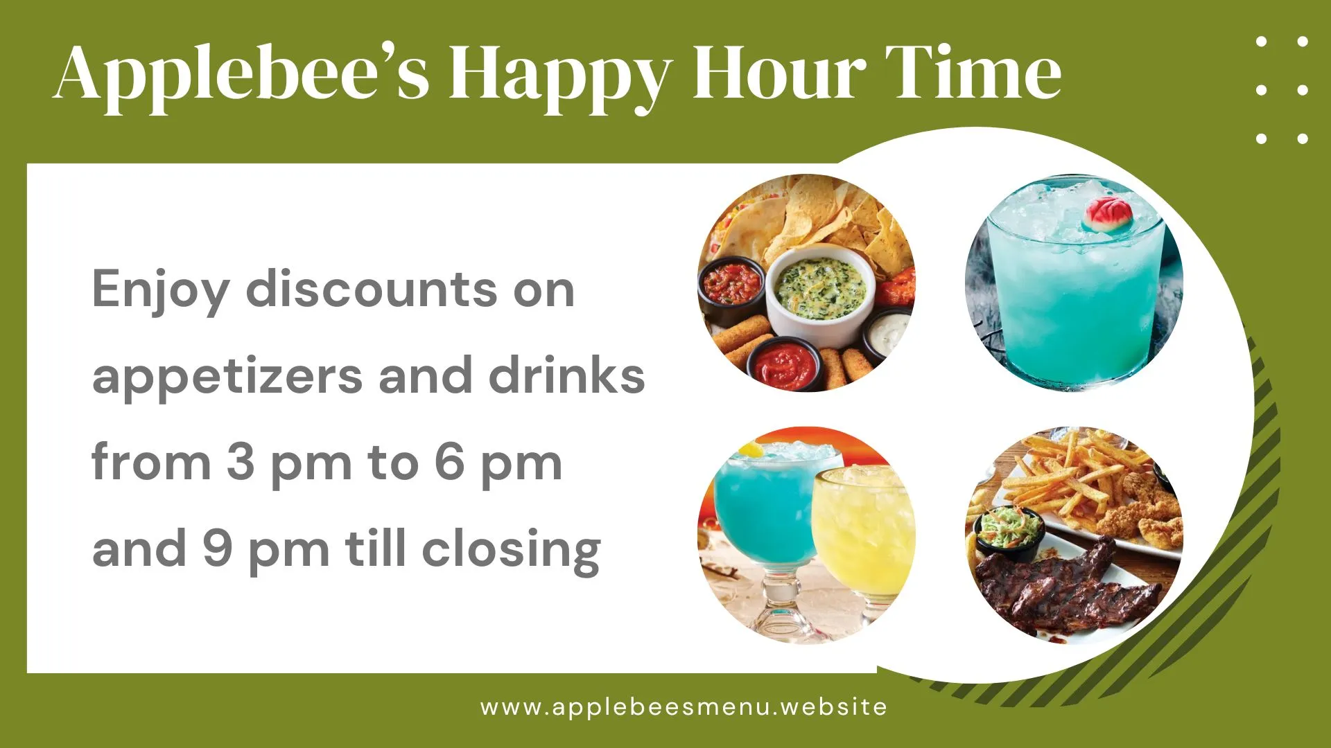 Applebee's happy hour time